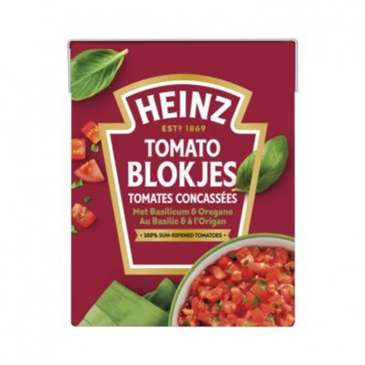 Heinz Tomato blokjes met basilicum en oregano